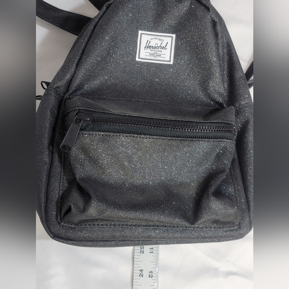 Herschel Supply Company Classic Mini Black Glitter Backpack - Picture 6 of 10